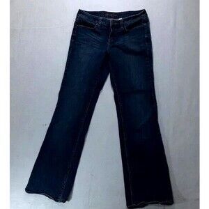 Coldwater Creek size 6 blue jeans whiskering fade distress